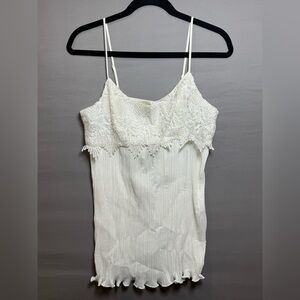 FLORA White Lace Chemise, Bridal‎